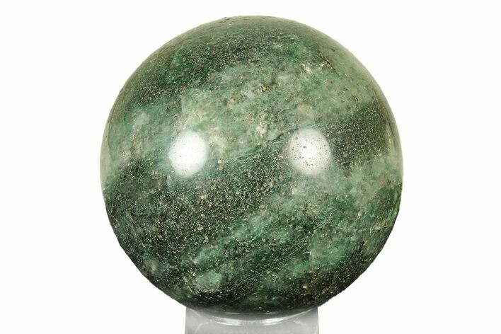 Polished Fuchsite Sphere - Madagascar #251186